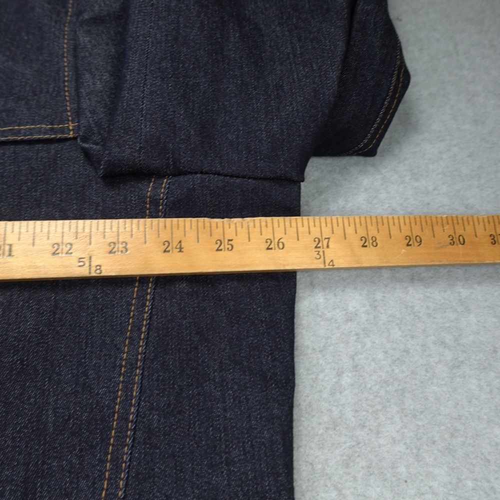 Bruno Rossetti Jacket Mens 48L Blue 70s‎ Paisley Lined Car Coat Denim Italy - Picture 14 of 15